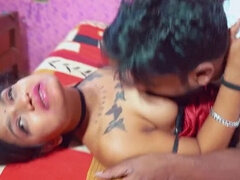 Stepbrother Fucks Tight Teen Stepsister in the Night - Rough Desi Sex