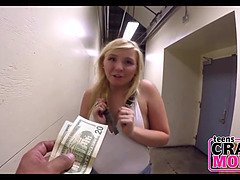 Blonde Teen Needs Money