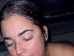 Big Tits And Cute Freckles Sucks A Mean Dick - Pov