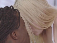 teen blonde with massive ass is black cock only