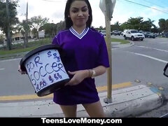 Ada Sanchez gets her car paid for with quick cash - sex, car and more!