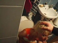 Milf Surprised In The Toilet - amateur porn