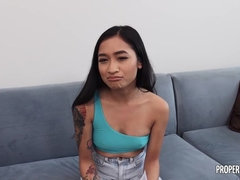 Asian, Fingering, Licking, Natural tits, Pov, Pussy, Tattoo, Tits